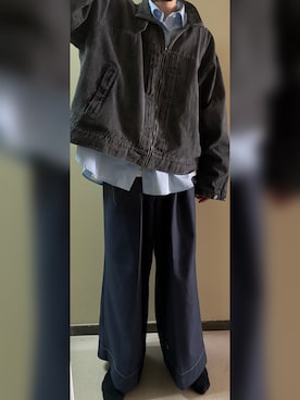 「CASPER JOHN（キャスパージョン）のアイテム（その他パンツ）」を使った、GFYさん（メンズ・167cm）の秋コーディネート