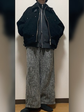 GFYさんの「Tweed balloon pants/ツイードバルーンパンツ」を使ったコーディネート