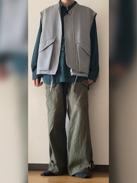「EMMA  CLOTHES」｜「アイテム（ジャケット/アウター）」を使った、GFYさん（メンズ・167cm）の秋コーディネート