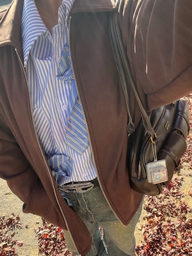 「SHAGGIE（シャギー）のアイテム」を使った、Hohoさん（レディース・157cm）の秋コーディネート