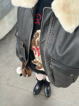 Hohoさん(レディース・157cm)の冬コーディネート