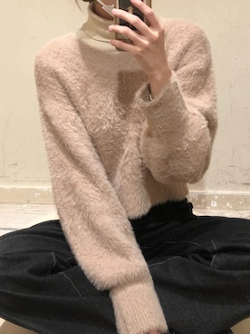 「OLIVE des OLIVE（オリーブデオリーブ）のアイテム（デニムパンツ）」を使った、yuumiさん（レディース・163cm）の秋コーディネート