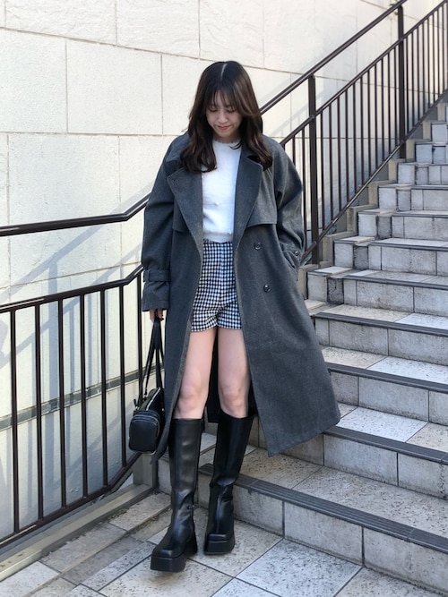 マルチカラーロングコート