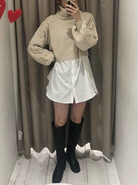 yuumiさん（レディース・163cm）の冬コーディネート