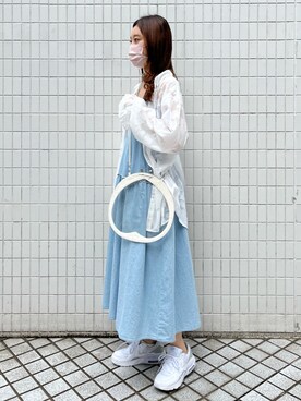 「うちわケース」｜yuumiさん（レディース・163cm）の春コーディネート