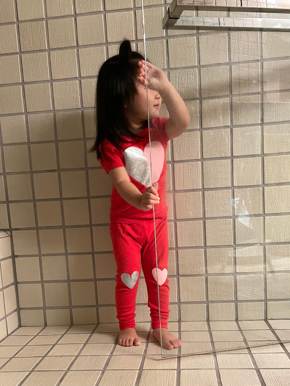 「carter's、Pajamas、パジャマ」｜「Carter'sのアイテム（ルームウェア/パジャマ、レッド系）」を使った、sally3838さん（キッズ・90cm）の秋コーディネートの1枚目の写真