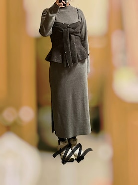 🫥tmさん（骨格ストレート・レディース・158cm）の冬コーディネート