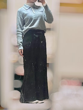 「LAUIR（ラウアー）のアイテム」を使った、🫥tさん（レディース・158cm）の冬コーディネート