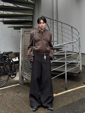 「アイテム（その他アウター）」を使った、こたさん（メンズ・178cm）の冬コーディネート