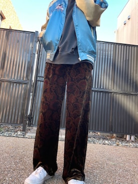 「MONKEY TIME（モンキータイム）のアイテム（スウェット）」を使った、げさん（メンズ・167cm）の秋コーディネート