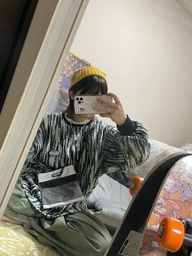 「アイテム（ニット/セーター）」を使った、mah0rin3さん（レディース・153cm・10代）の秋コーディネート
