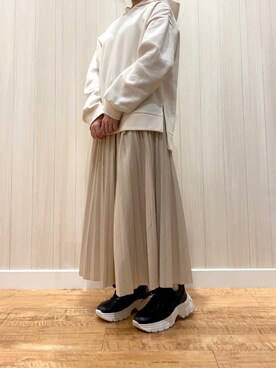 「DRESKIP（ドレスキップ）のアイテム（シューズ）」を使った、kanaaaさん（レディース・147cm）の秋コーディネート