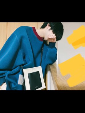 「BACK NUMBER（バックナンバー）のアイテム（ショルダーバッグ）」を使った、ryoさん（メンズ・171cm）の冬コーディネート