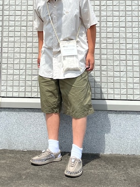 「Scye（サイ）のアイテム（トップス）」を使った、1zuusan10さん（メンズ・167cm）の夏コーディネート