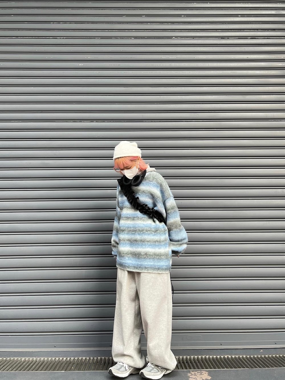 「158cm、hkboy、hkgirl、Hong Kong、ootd、ootdhk、hongkong、hk、hkwear、outfit、低身長女子」｜「IG ubeeecoのアイテム（ジャケット/アウター、ベージュ系）」を使った、Chungyi._さん（レディース・158cm）の冬コーディネートの1枚目の写真