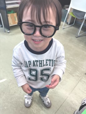 「アイテム（ファッション雑貨）」を使った、ＫＡＥさん（キッズ・90cm）の冬コーディネート