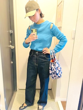 「Think Bee!（シンクビー）のアイテム」を使った、maikomaruさん（レディース・161cm）の春コーディネート