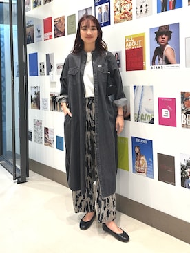 「Lee（リー）のアイテム」を使った、NATSUKIさん（骨格ウェーブ・レディース・166cm）の冬コーディネート