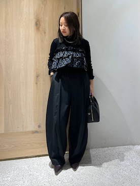 「アイテム（チョーカー）」を使った、nanamiy0007さん（レディース・153cm・20代）の冬コーディネート