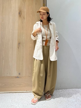 「アイテム（その他トップス）」を使った、nanamiy0007さん（レディース・153cm・20代）の夏コーディネート
