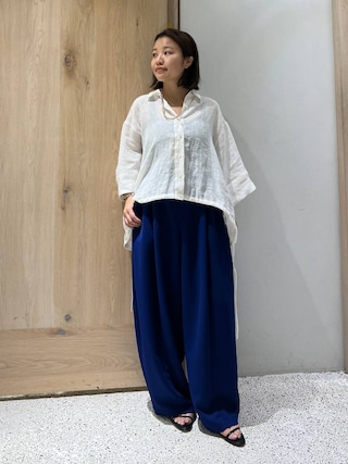 専用✨Curensology　 カレンソロジー　 リネンドロストシャツ麻2025 リネンドロストシャツ | [公式]カレンソロジー（Curensology）通販