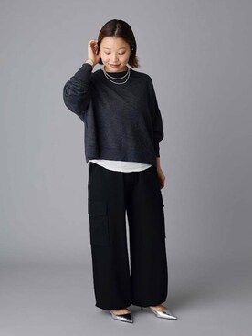 「アイテム（その他トップス）」を使った、nanamiy0007さん（レディース・153cm・20代）の秋コーディネート