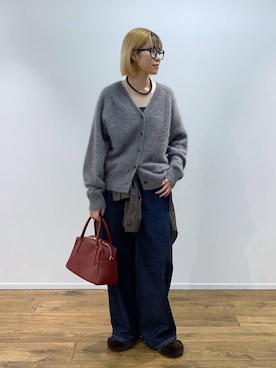 「BARNYARDSTORM（バンヤードストーム）のアイテム（アクセサリー）」を使った、MIYUさん（レディース・163cm）の秋コーディネート