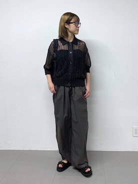 「Drifter（ドリフター）のアイテム」を使った、MIYUさん（レディース・163cm）の春コーディネート