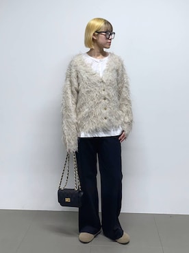 「MILOS（ミロス）のアイテム」を使った、MIYUさん（レディース・163cm）の秋コーディネート