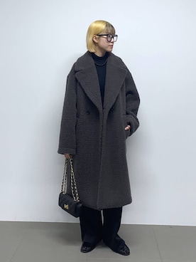 「MILOS（ミロス）のアイテム」を使った、MIYUさん（レディース・163cm）の秋コーディネート
