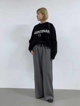 「アイテム（その他小物）」を使った、MIYUさん（レディース・163cm）の冬コーディネート