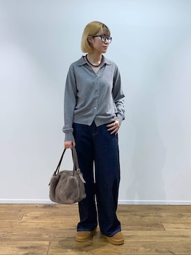 「BARNYARDSTORM（バンヤードストーム）のアイテム（アクセサリー）」を使った、MIYUさん（レディース・163cm）の秋コーディネート