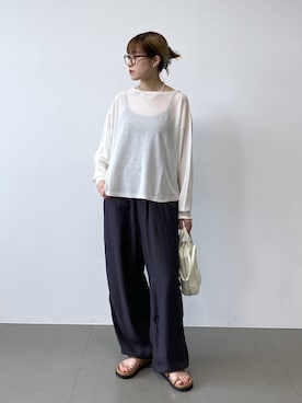 「Beau're（ヴュレ）のアイテム」を使った、MIYUさん（レディース・163cm）の夏コーディネート