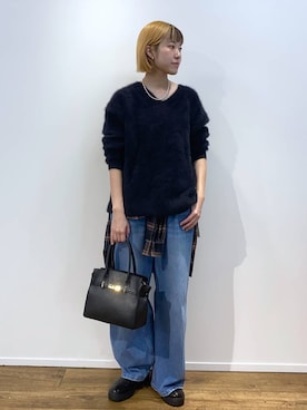 「BARNYARDSTORM（バンヤードストーム）のBARNYARDSTORM / ハイブリッドストレッチブーツ（ブーツ）」を使った、MIYUさん（レディース・163cm）の秋コーディネート