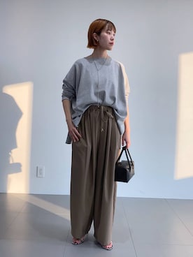 「BARNYARDSTORM（バンヤードストーム）のアイテム」を使った、MIYUさん（レディース・163cm）の夏コーディネート