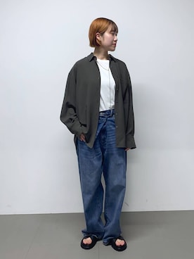 「BARNYARDSTORM（バンヤードストーム）のアイテム」を使った、MIYUさん（レディース・163cm）の夏コーディネート