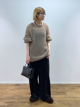 「BARNYARDSTORM（バンヤードストーム）のアイテム（アクセサリー）」を使った、MIYUさん（レディース・163cm）の秋コーディネート