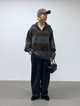 「SOAC（ソーク）のアイテム」を使った、MIYUさん（レディース・163cm）の秋コーディネート