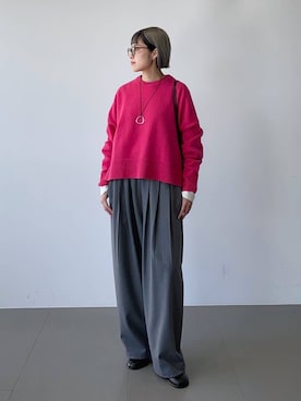 「アイテム（その他小物）」を使った、MIYUさん（レディース・163cm）の冬コーディネート