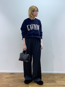 「BARNYARDSTORM（バンヤードストーム）のアイテム（アクセサリー）」を使った、MIYUさん（レディース・163cm）の秋コーディネート