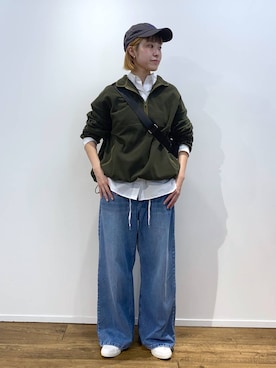 「アイテム（ボディバッグ/ウエストポーチ）」を使った、MIYUさん（レディース・163cm・20代）の秋コーディネート
