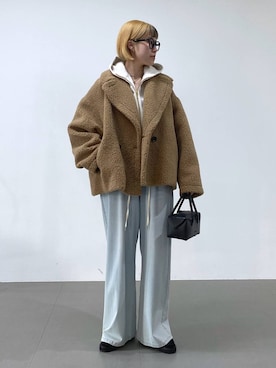 「アイテム（パーカー）」を使った、MIYUさん（レディース・163cm・20代）の夏コーディネート