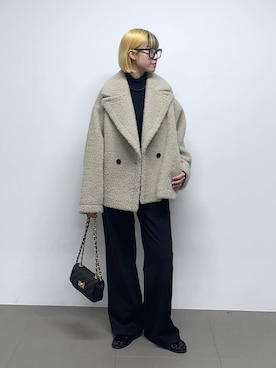 「MILOS（ミロス）のアイテム」を使った、MIYUさん（レディース・163cm）の秋コーディネート