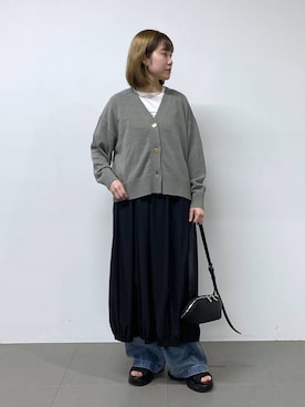 「BARNYARDSTORM（バンヤードストーム）のアイテム（バッグ）」を使った、MIYUさん（レディース・163cm）の春コーディネート