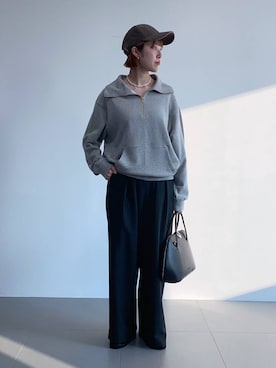 「アイテム（スウェット）」を使った、MIYUさん（レディース・163cm・20代）の夏コーディネート