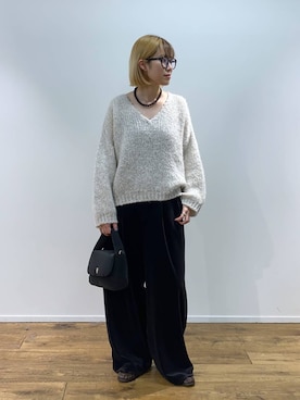 「BARNYARDSTORM（バンヤードストーム）のアイテム（アクセサリー）」を使った、MIYUさん（レディース・163cm）の秋コーディネート