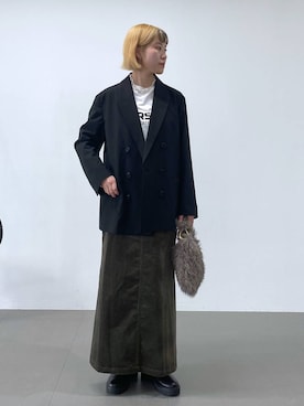 「BARNYARDSTORM（バンヤードストーム）のアイテム」を使った、MIYUさん（レディース・163cm）の夏コーディネート