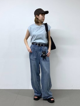 「Drifter（ドリフター）のアイテム」を使った、MIYUさん（レディース・163cm）の春コーディネート