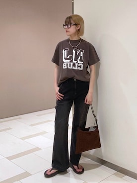 「BARNYARDSTORM」｜MIYUさん（レディース・163cm）の夏コーディネート