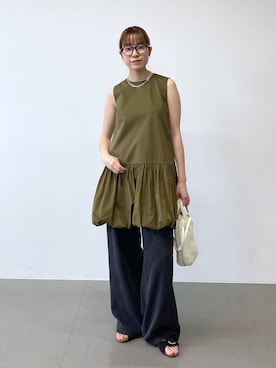 「Beau're（ヴュレ）のアイテム」を使った、MIYUさん（レディース・163cm）の春コーディネート